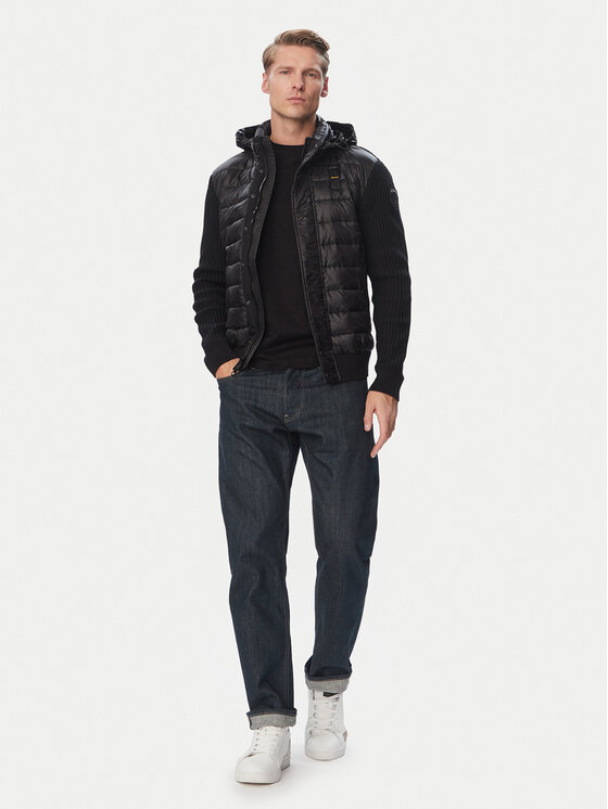 Blauer Blauer Преходно яке Leverett 26WBLUC02008 Черен Regular Fit