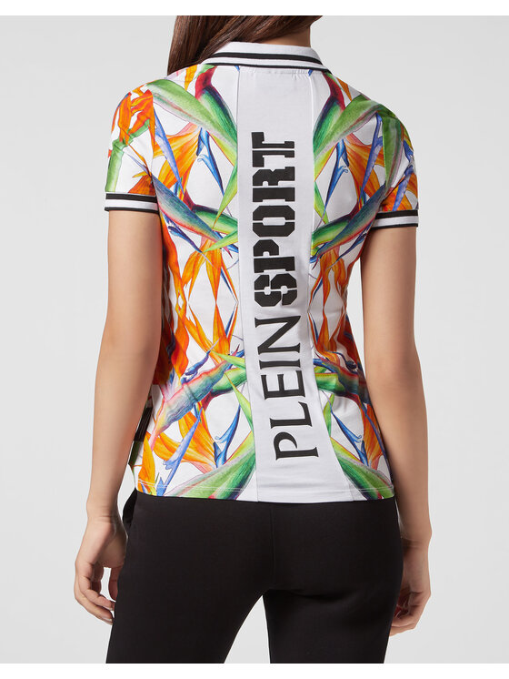 Plein Sport Plein Sport Polo 2903 Biały Regular Fit
