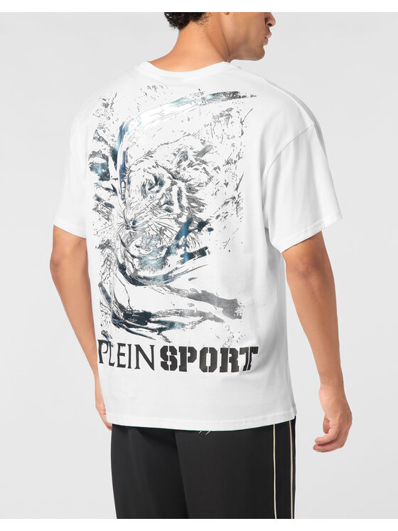 Plein Sport Plein Sport T-shirt 24063 Bianco Regular Fit