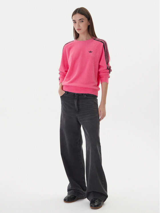 adidas adidas Majica dugih rukava adicolor Holiday JX7811 Ružičasta Loose Fit