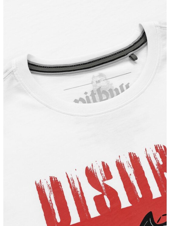 PITBULL PITBULL T-Shirt DISOBEY Biały Regular Fit