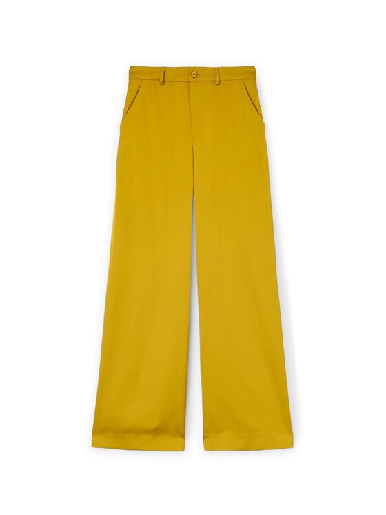 Motivi Motivi Pantaloni di tessuto P232Q003816N005 Giallo Over Fit