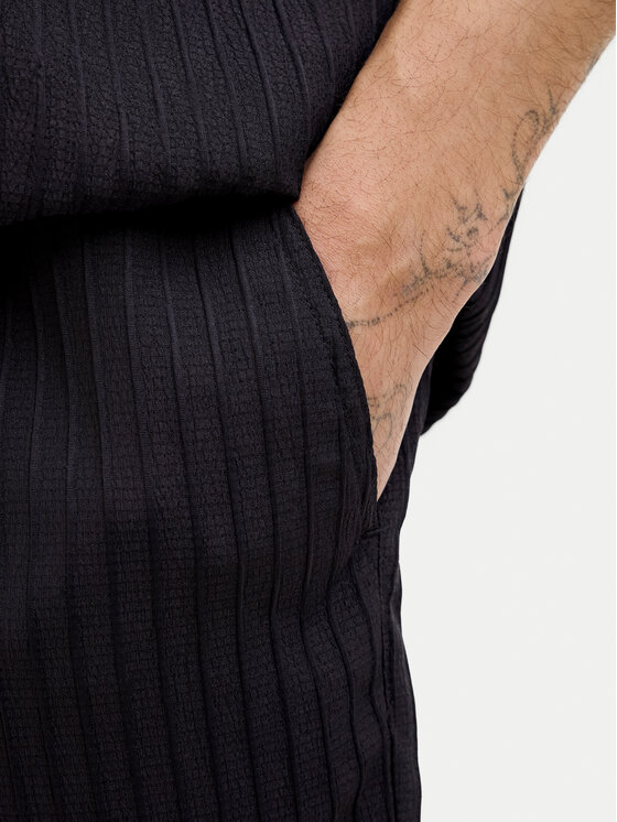 Jack & Jones Jack & Jones Szorty materiałowe Jaiden 12269672 Czarny Relaxed Fit