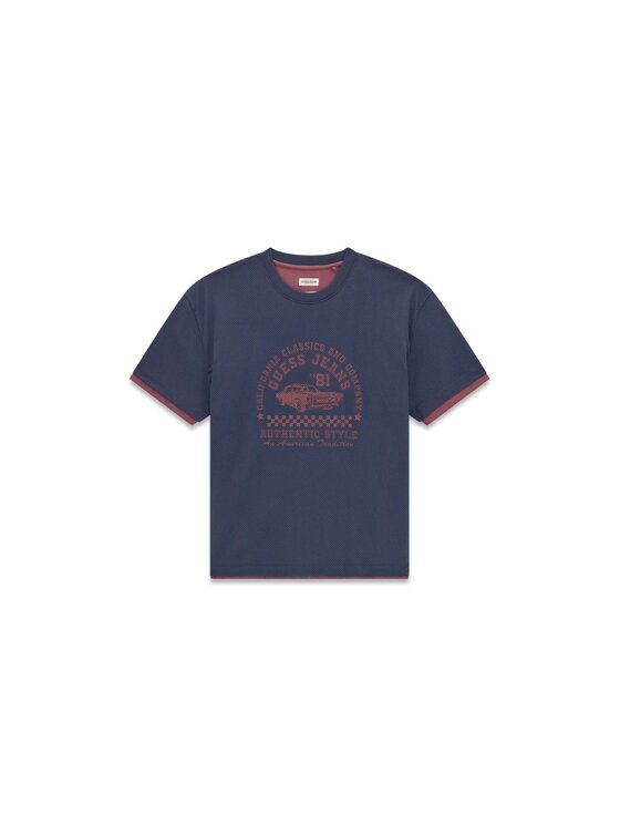 Guess Jeans Guess Jeans T-Shirt 183864 Černá Classic Fit