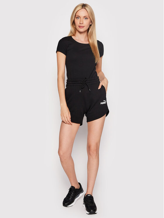 Puma Puma Szorty sportowe Essentials 848339 Czarny Regular Fit