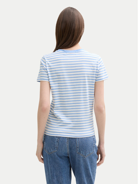 Tom Tailor Denim Tom Tailor Denim T-Shirt 1035867 Niebieski Boxy Fit