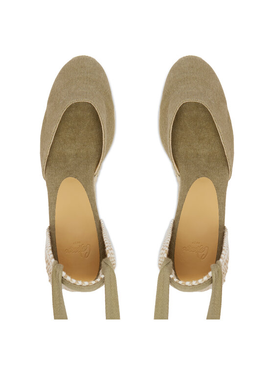 Castañer Castañer Espadryle Carina 21644 Zielony