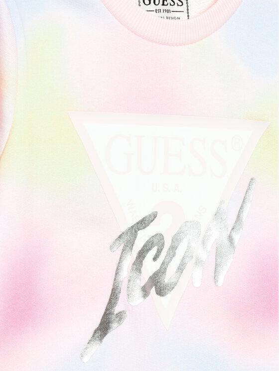 Guess Guess Mikina K4YQ05 KA6R3 Barevná Regular Fit