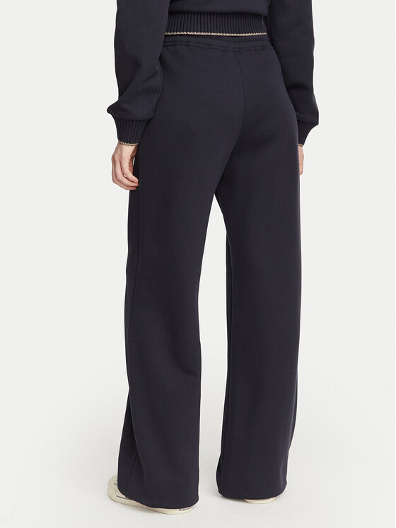 Guess Guess Spodnji del trenirke W6YB31 K5319 Mornarsko modra Wide Leg