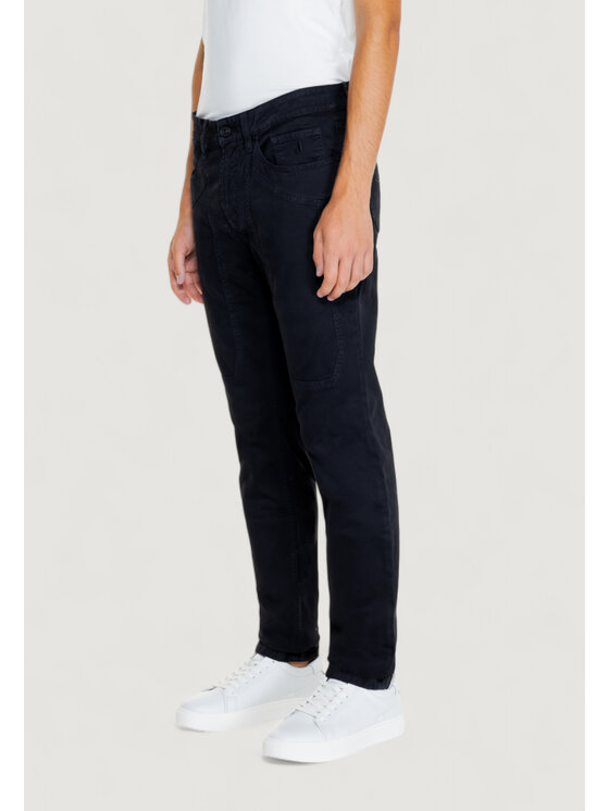 Jeckerson Jeckerson Pantalone da abito JOHN 5 TASCHE TOPPA Nero To Fit