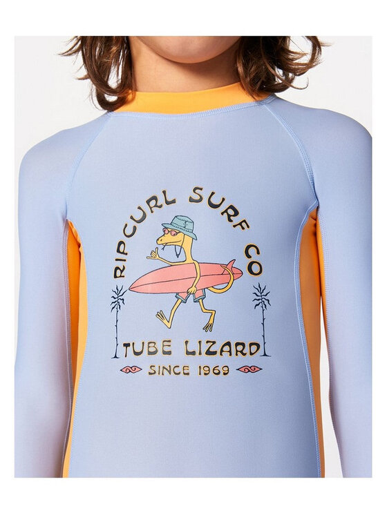 Rip Curl Rip Curl Kombinezon plażowy Grom Energy Upf L/S Sp St-Boy Błękitny
