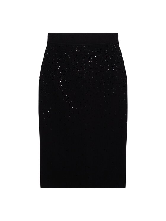 Oltre Oltre Gonna midi 1661J000286N033 Nero Slim Fit