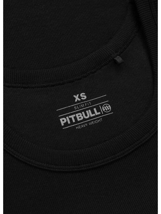 PITBULL PITBULL Tank top Rib LAYLA II Czarny Regular Fit