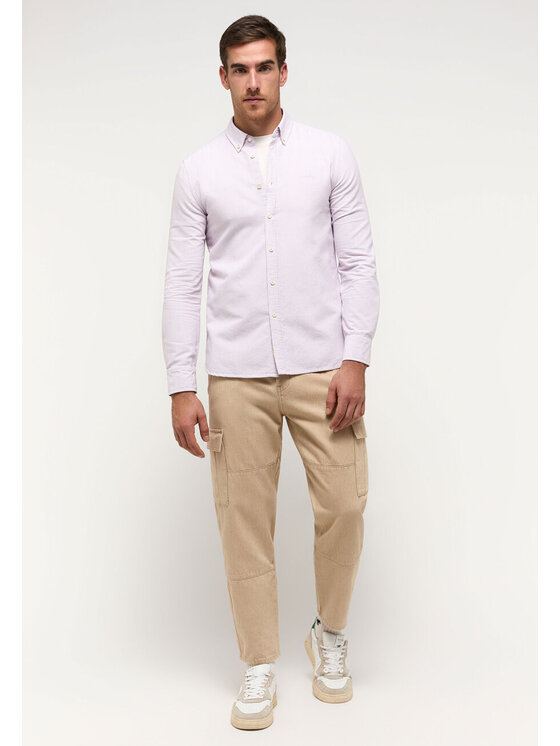 Mustang Mustang Camicia EDINBURG Rosa Slim Fit