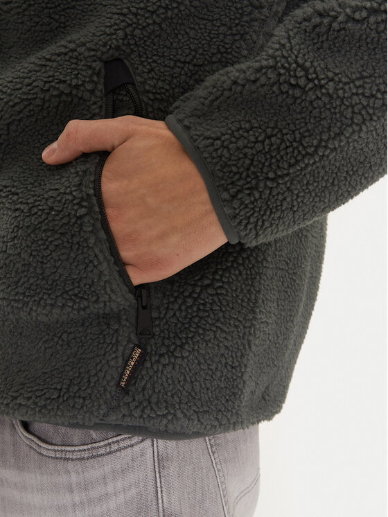 Napapijri Napapijri Fliis T-Tynik NP0A4IA8 Roheline Regular Fit