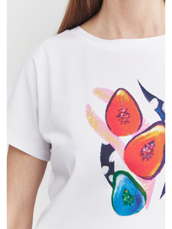 TATUUM TATUUM T-Shirt NILS 2 Biały Classic Fit