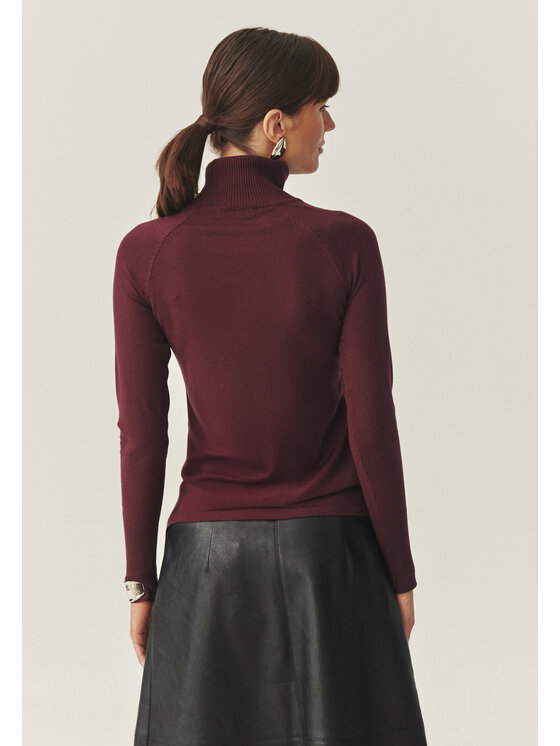 TATUUM Tatuum Sweter NEKOKI Czerwony Fitted Fit