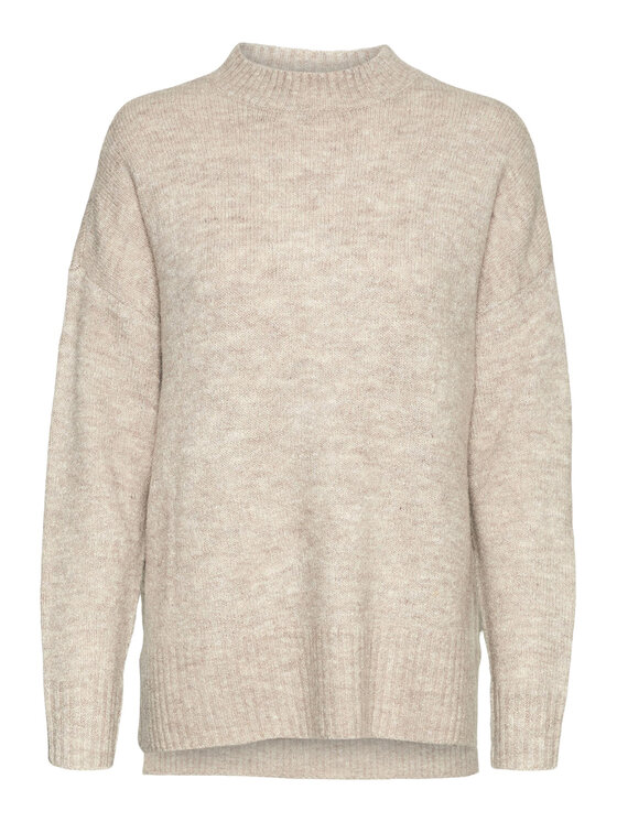 Vero Moda Vero Moda Pulover 10269229 Bej Regular Fit