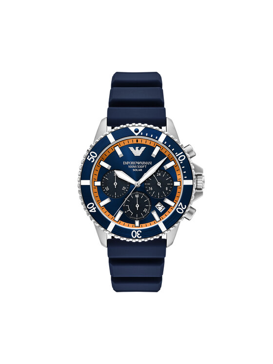 Emporio Armani Emporio Armani Laikrodis World Explorer AR11696 Tamsiai mėlyna