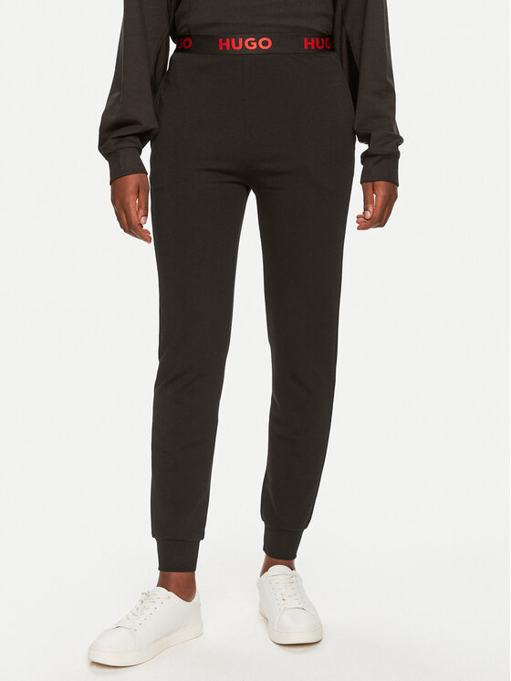 Hugo Pantaloni da tuta Sporty Logo 50520499 Nero Regular Fit, taglia : S