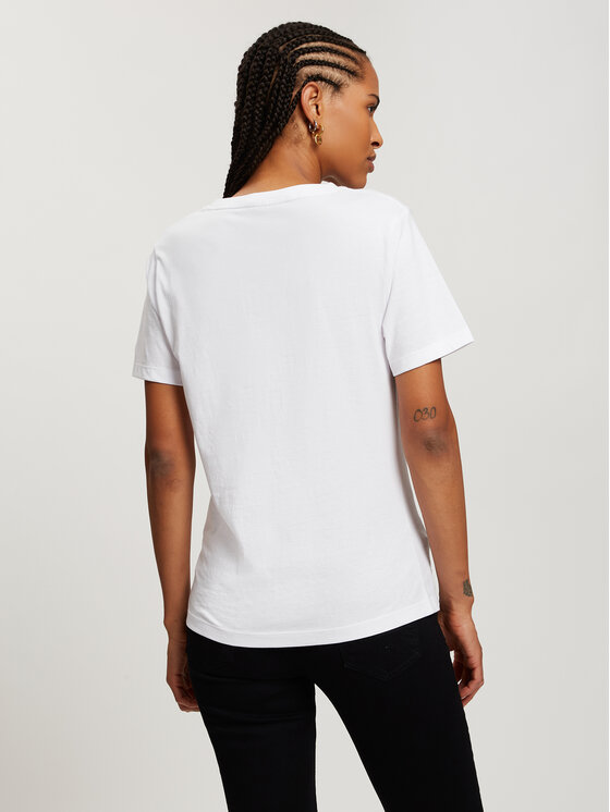 Cross Jeans Cross Jeans T-Shirt 56142-008 Biały Regular Fit