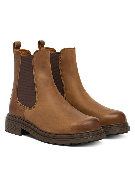 Clarks Clarks Členková obuv s elastickým prvkom Orinoco3 Top 26182904 Hnedá
