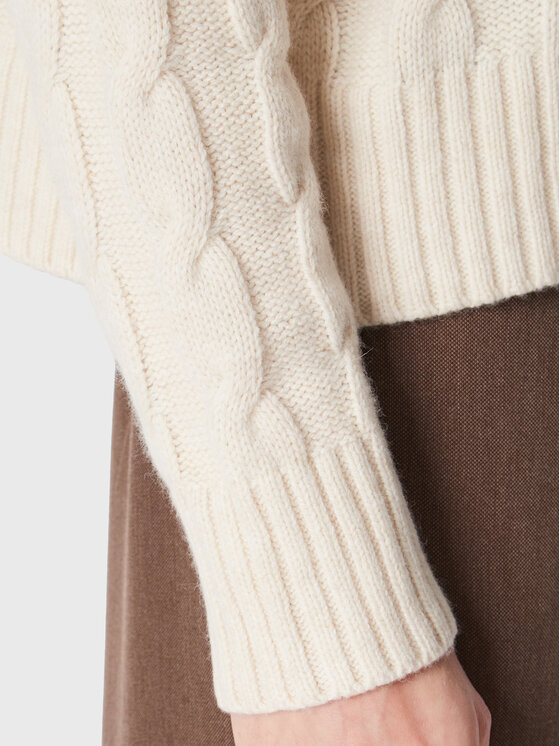 Moss Copenhagen Moss Copenhagen Rollkragenpullover Rahima Latifa 16895 Écru Regular Fit