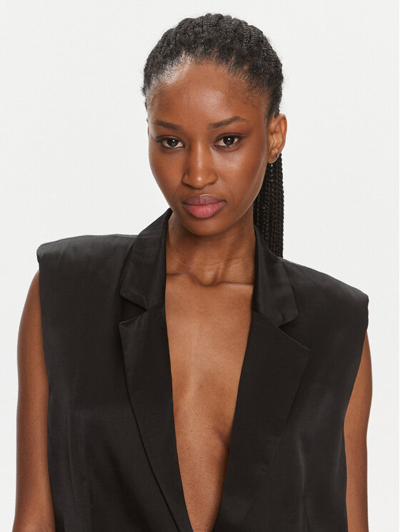 Herskind Herskind Kamizelka Line Vest 4995985 Czarny Regular Fit