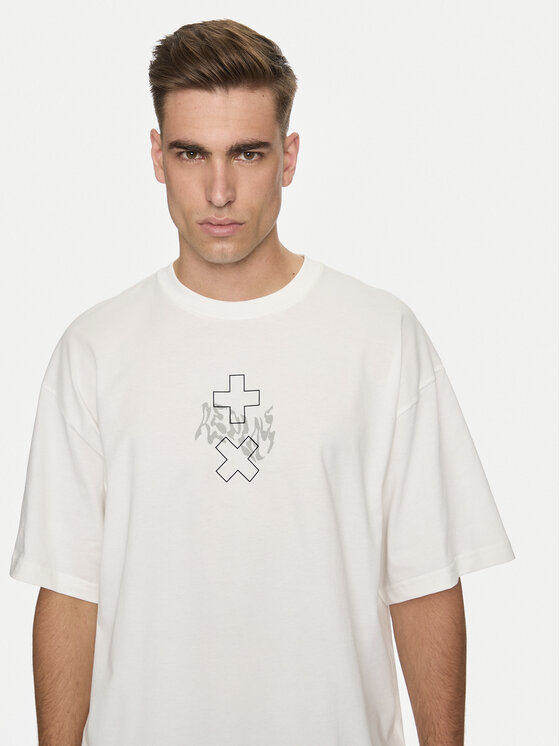REPLAY Replay T-särk MMG350.000.23454 Valge Oversize