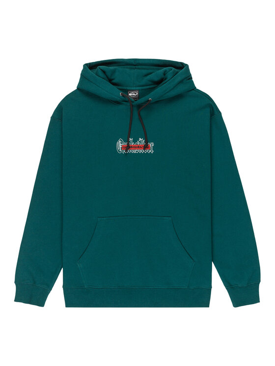 Quiksilver Quiksilver Hanorac Double Up EQYFT05155 Verde închis Oversize