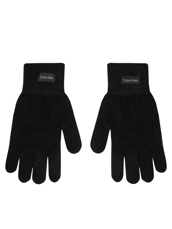 Mănuși de Damă Calvin Klein Essential Knit Gloves K60K611167 Negru