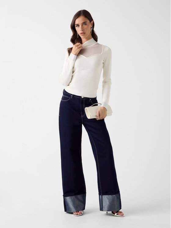 Guess Guess Svetr 180190 Bílá Classic Fit