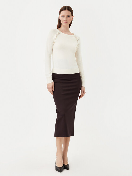 Motivi Motivi Sweater M6706001041N Fehér Regular Fit