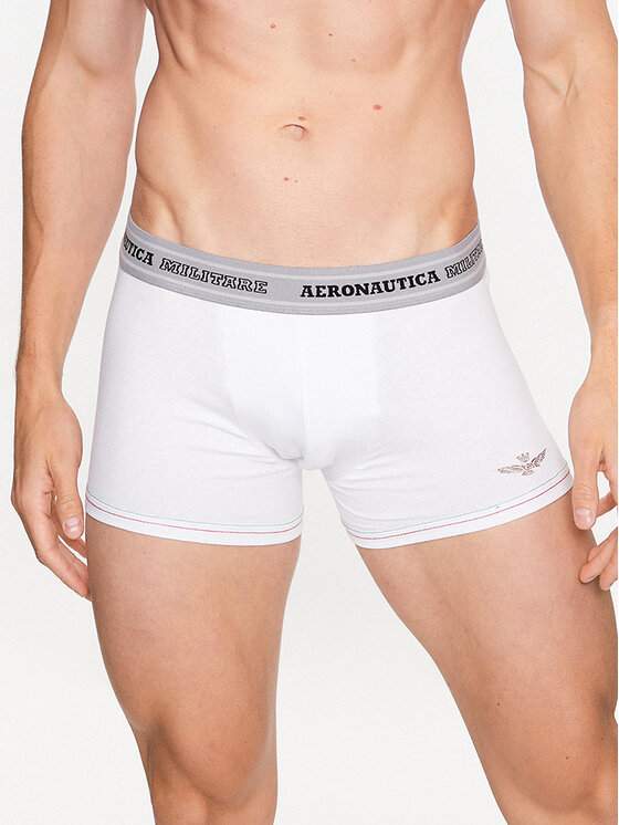 Aeronautica Militare Aeronautica Militare Σετ μποξεράκια 2 τμχ. AM1UBX003 Λευκό