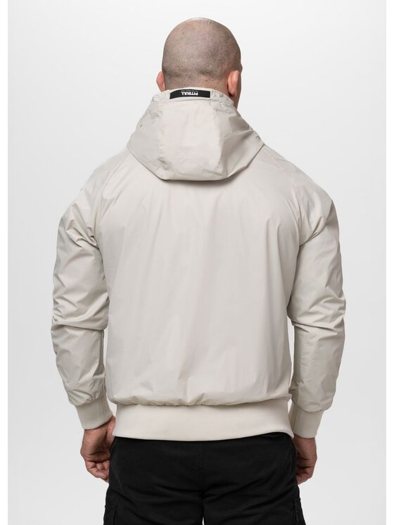 PITBULL PITBULL Kurtka przejściowa ATHLETIC LOGO II Beżowy Regular Fit