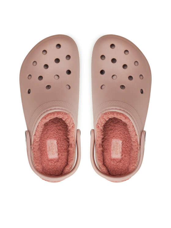 Crocs Crocs Klapki Classic Platform Lined Clog W 207938 Różowy