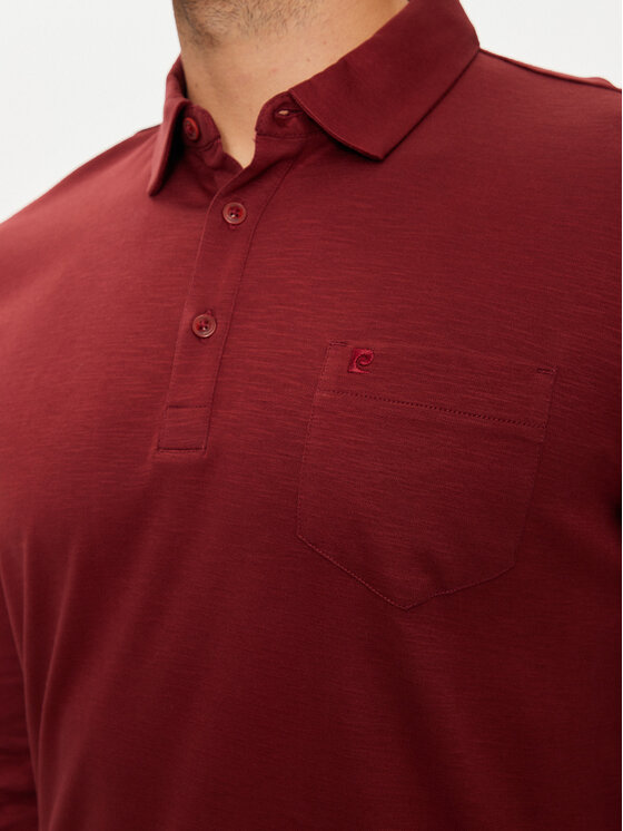 Pierre Cardin Pierre Cardin Polokošeľa C5 30604.3055 Bordová Regular Fit