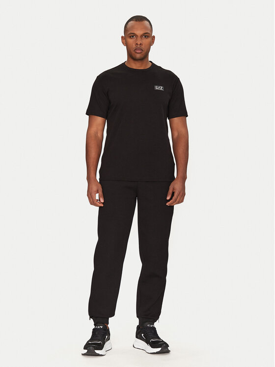 EA7 Emporio Armani EA7 Emporio Armani Póló 7M000516 AF14616 UC001 Fekete Regular Fit