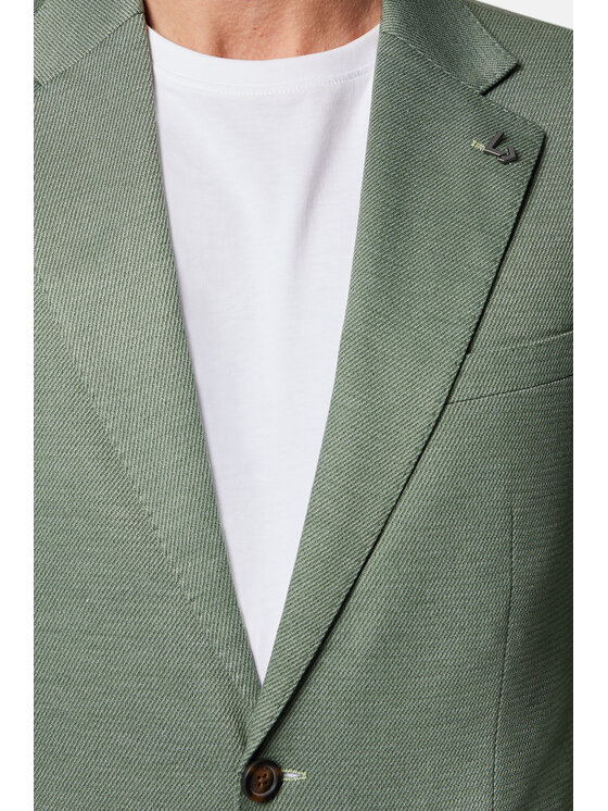 Lancerto Lancerto Marynarka Missouri MA131124000006 Zielony Slim Fit