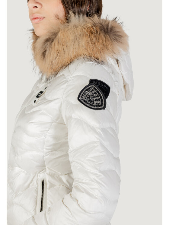 Blauer Blauer Μπουφάν χειμωνιάτικο ALDIE Λευκό Chino Fit