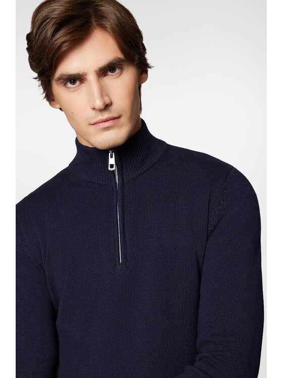 Próchnik Próchnik Sweter PM10 SW073224000039 Granatowy Regular Fit