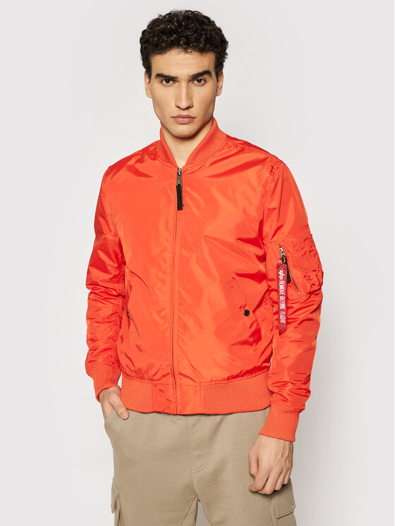 Alpha industries outlet bomber orange