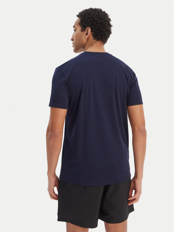 Reebok Reebok T-Shirt RK25602CCM Granatowy Regular Fit