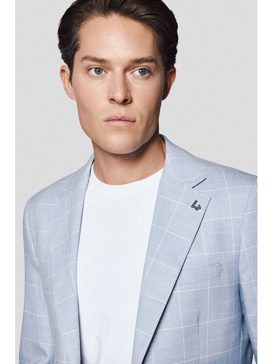 Lancerto Lancerto Marynarka Muravera MA131125000006 Niebieski Slim Fit