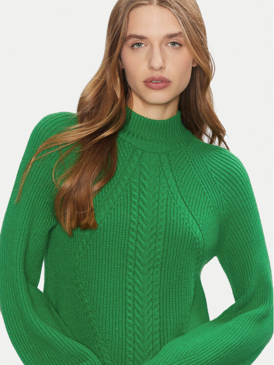 ONLY ONLY Golf Katia 15324678 Zielony Regular Fit