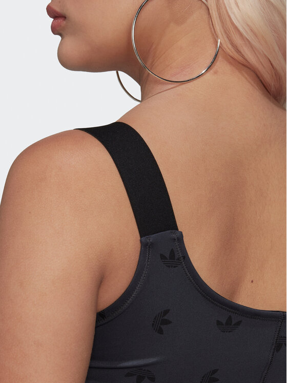 adidas adidas топ Allover Print Corset HL9159 Сив Slim Fit