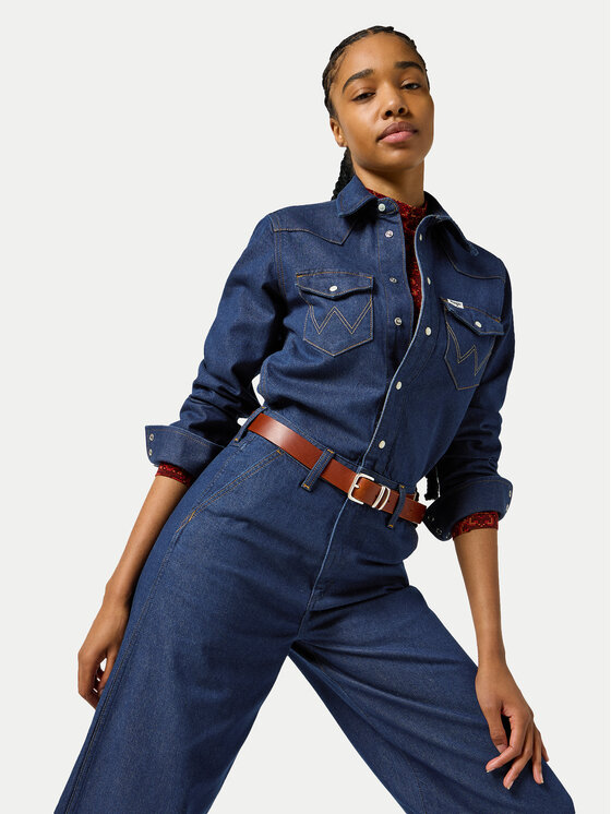 Wrangler Wrangler Kombinezon 112356439 Niebieski Regular Fit