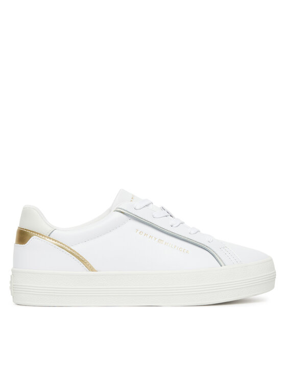 Tommy Hilfiger Tommy Hilfiger Sneakersy Essential Vulc Sneaker FW0FW08757 Biały