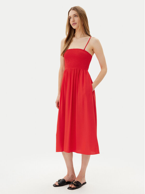 Vero Moda Vero Moda Suvekleit Easy 10328766 Punane Regular Fit