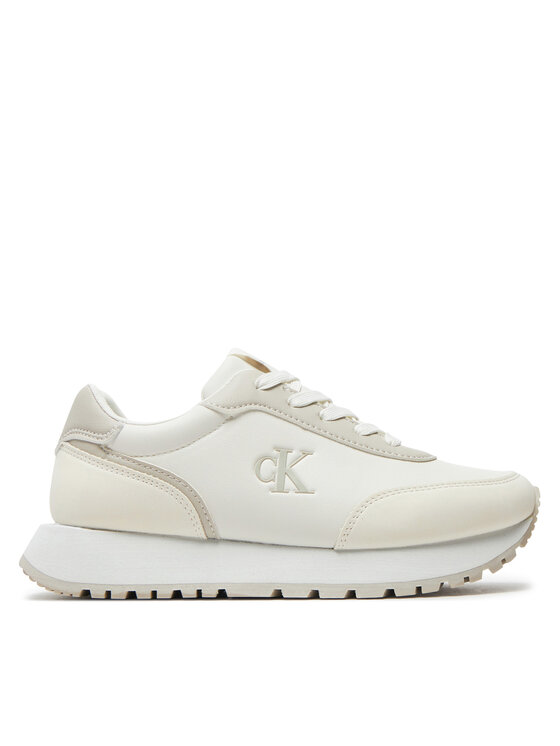 Calvin Klein Jeans Tenisice Low Cut Lace-Up Sneaker V3A9-81004-1269 S Écru